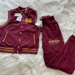 H&M x Netflix Sex Education Vest & Sweatpants M Dolphins